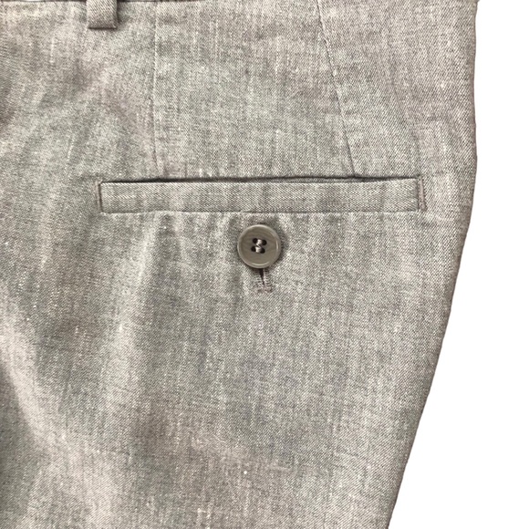 The White Company Linen Blend Grey Trousers Size 6 - Picture 8 of 9